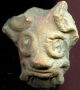 Pre - Columbian 2 Colima Demon Figure Heads,  Ca; 300 Bc - 100 Ad The Americas photo 2