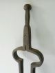Fireplace Tongs Wrought Iron Antique Hand Forged Hearth Ember 1800s Hearth Ware photo 1