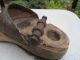 Old Antique Primitive Hand Made Wooden Shoe Tree For Shoes Primitives photo 7