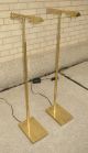 Pair Relco Italian Mid Century Koch Lowy Style Brass Reading Floor Lamps Mid-Century Modernism photo 2