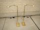 Pair Relco Italian Mid Century Koch Lowy Style Brass Reading Floor Lamps Mid-Century Modernism photo 3