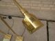 Pair Relco Italian Mid Century Koch Lowy Style Brass Reading Floor Lamps Mid-Century Modernism photo 5