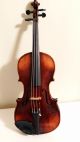 19th Century German Stradivarius Cremonensis Reproduction Inlaid Violin 4/4 String photo 2