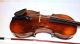 19th Century German Stradivarius Cremonensis Reproduction Inlaid Violin 4/4 String photo 3