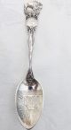 Vintage Pan - American Exposition 1901 Sterling Silver Buffalo Souvenir Spoon Souvenir Spoons photo 10