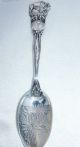 Vintage Pan - American Exposition 1901 Sterling Silver Buffalo Souvenir Spoon Souvenir Spoons photo 7