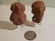 2 Mayan Figure Displays Pre - Columbian Archaic Ancient Artifact Olmec Zapotec Nr The Americas photo 4