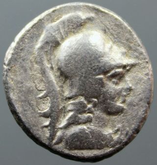 C.  Considius Paetus,  Minerva,  Quadriga,  Silver Denarius,  Roman Republic,  46 B.  C. photo