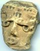 Pre - Columbian Michoacan Mexico Clay Figure Head,  Ca; 500 - 300 Bc The Americas photo 2