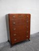 Mahogany Carved Chest Of Drawers By Northern Furniture 5513 1900-1950 photo 1