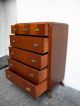 Mahogany Carved Chest Of Drawers By Northern Furniture 5513 1900-1950 photo 3