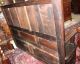 Antique French Gothic Carved Oak Bench / Gun Cabinet 1800-1899 photo 9