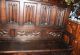 Antique French Gothic Carved Oak Bench / Gun Cabinet 1800-1899 photo 4