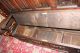 Antique French Gothic Carved Oak Bench / Gun Cabinet 1800-1899 photo 6