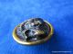 2863 – Ferocious Lion Head Brass Antique Medium Button Buttons photo 1