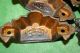 6 Victorian Eastlake Cast Iron Bin - Drawer Pulls.  Pat ' D 1873 Handle Hardware Drawer Pulls photo 6