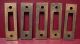 4 Large Antique Victorian Solid Cast Brass Window Cabinet Latch Lock 0 Other Antique Hardware photo 8
