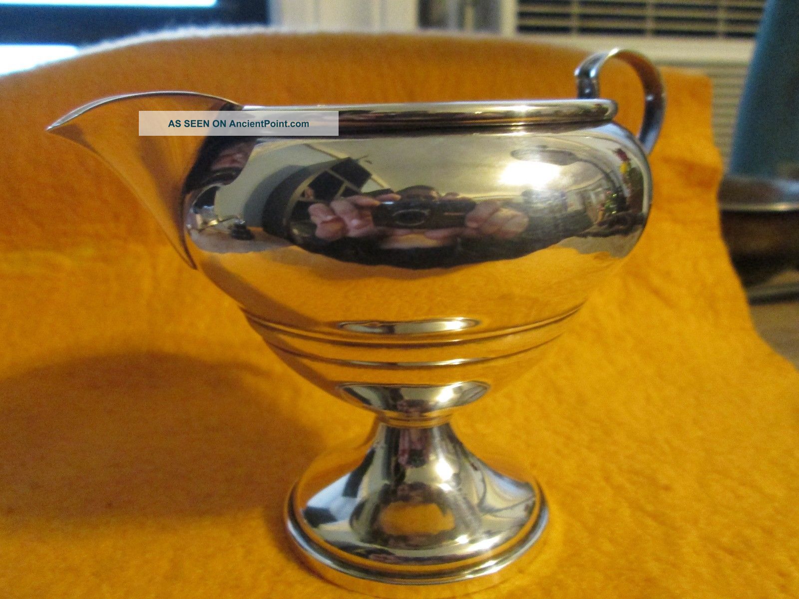 Vintage Sterling Silver Creamer Flatware & Silverware photo