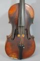 Antique 4/4 Figured Maple Violin,  2 Bows & Case Nr String photo 4