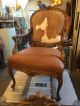 Antique C.  1930s Re - Upholstered Cowhide And Leather Pair Parlor Chairs 1900-1950 photo 3