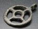 Ancient Celtic Period Bronze Sun Cross Symbol Pendant Amulet 300 - 100 B.  C.  Vf, Other Antiquities photo 2