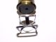 Antique German Pocket Brass Microscope With Insert Microscopes & Lab Equipment photo 4