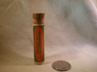 Dr.  Miles ' Aspir - Glass Container Glass Tube W Cork Lid 1930 ' S photo