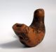 Antique Bulgarian Folk Art Hand Made Bird Pottery Ceramic Flute Whistle Wind photo 2
