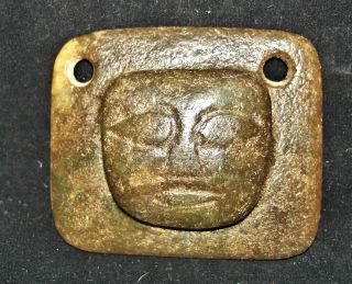 Wow Stone/jade Amulet Chest Pectoral 5000 Years Old photo