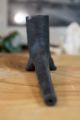 Pre - Columbian Style Black Pottery Effigy Smoking Pipe Vessel Figural Face Piece The Americas photo 6