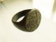Post - Medieval Bronze Seal - Ring (1115). Other Antiquities photo 3