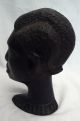 Antique C1920 ' S /30 ' S Deco African Hard Wood Ebony Hand Carved Bust Of Woman Other African Antiques photo 2