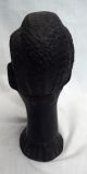 Antique C1920 ' S /30 ' S Deco African Hard Wood Ebony Hand Carved Bust Of Woman Other African Antiques photo 3
