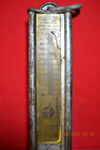 Antique Hanson 8930 Viking Hanging Spring Scale 300 Lbs. photo