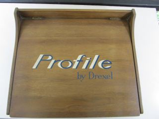Salesman Sample Drexel Profile Desk / Sales Binder By John Van Koert Mcm photo