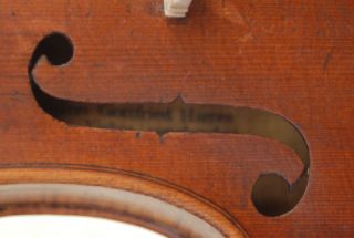 Fine German 4/4 Master Baroque Violin Label Johann Gottfried Hamm 1772 photo