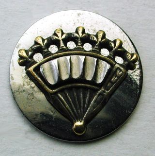 Antique Button Brass & Steel Fan On Steel Disc Design photo