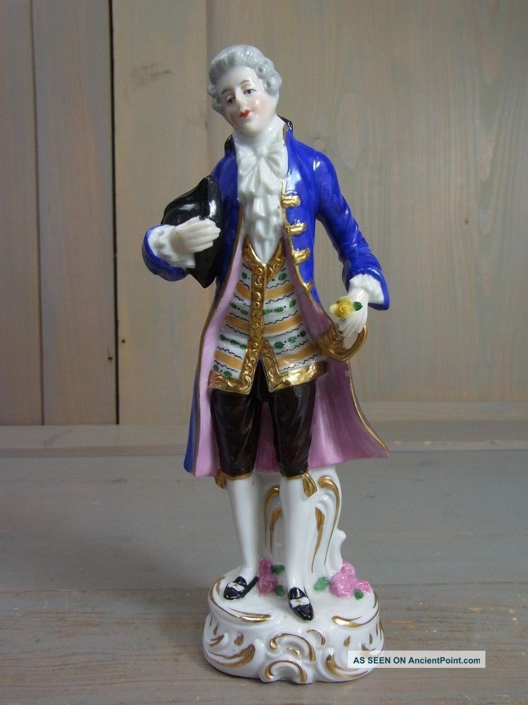 Pp15 Germany Large German Porcelain Figure Man 1920 ' S Figurines photo