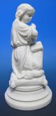 Antique Chalkware Child Angel Puti Praying With Bible Figurine Sculpture 2 Yqz Figurines photo 3