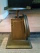 Vintage Commercial Brass Postal Scale Made By Pelouze Mfg Co.  6 Pound Capacity Scales photo 1