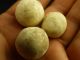 3 Clay Indian Game Stones Found Near Boone Lake Tennessee Ceramic Native American photo 1