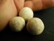 3 Clay Indian Game Stones Found Near Boone Lake Tennessee Ceramic Native American photo 2