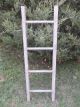 Vintage 4 Ft.  Wood Farm Painters Ladder 4 Rung Rustic Primitive Decor Pot Rack Primitives photo 4