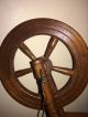 Old Spinning Wheel Table Lamp Vg Cond.  Everything Great Lamps photo 6