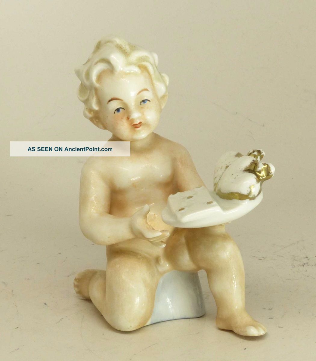 Boy Germany Porcelain Figurine Figure Statue Figurines photo
