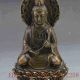 Chinese Brass Handwork Carved Kwan - Yin Statue W Qing Dynasty Mark Other Antique Chinese Statues photo 2