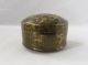 Indian Old Vintage Hand Made & Carving Unique Brass Round Shape Bread Box 001 India photo 1