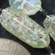 Ancient Roman Glass Beads 1 Medium Strand Rainbow And Aqua Green 100 - 200 Bc 0371 Roman photo 3