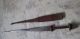 Vintage Old Mid 1900 ' S African Congo Short Sword With Leather Sheath Other African Antiques photo 3