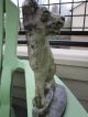 Xxrare Creations Co.  1930 Wirehaired Fox Terrier Dog 159 Art Statue Doorstop Metalware photo 2